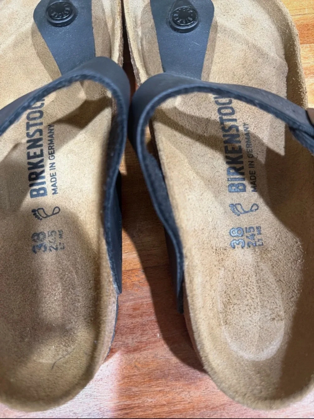 Birkenstock Gizeh Black size 38
